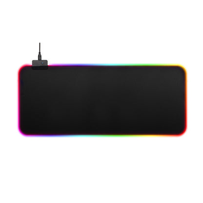 Amazon explosion luminous mouse pad rgb oversized table mat led rubber gaming gaming keyboard mouse pad