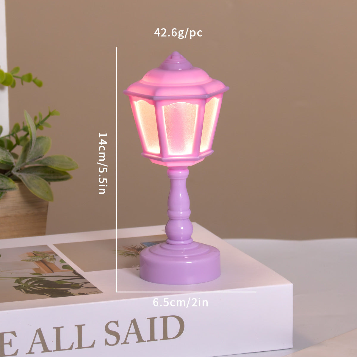 Creative retro small table lamp, non-electric, French light luxury minimalist bedside sleep lamp, student dormitory desktop small table lamp