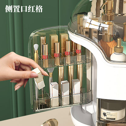 Desktop Cosmetic Dust-proof Storage Box Desktop Drawer Skin Care Product Organizer Large Capacity Multi-compartment Cosmetic Box