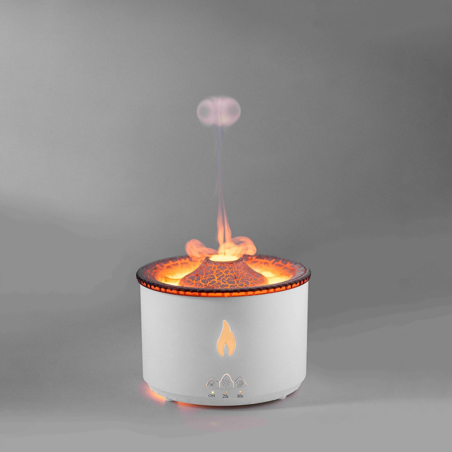 2022 new volcano humidifier flame lamp spray jellyfish humidifier new spit ring aroma diffuser diffuser