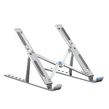 Plastic aluminum alloy laptop stand bracket metal base support heightened cooling rack lift portable
