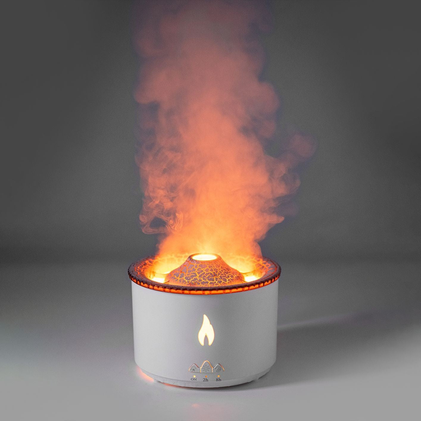 2022 new volcano humidifier flame lamp spray jellyfish humidifier new spit ring aroma diffuser diffuser