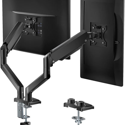 Monitor stand, curved screen, dual-arm gas spring, computer/laptop