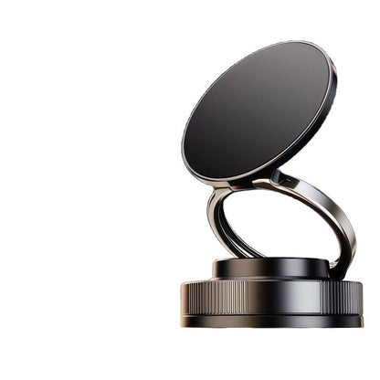 Vacuum magnetic phone holder, car center console navigation support, multi-functional folding magnetic car mount, rotatable
