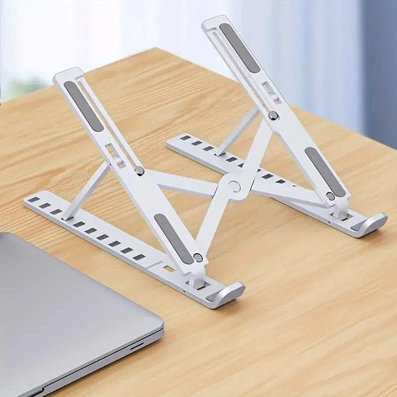 Plastic aluminum alloy laptop stand bracket metal base support heightened cooling rack lift portable